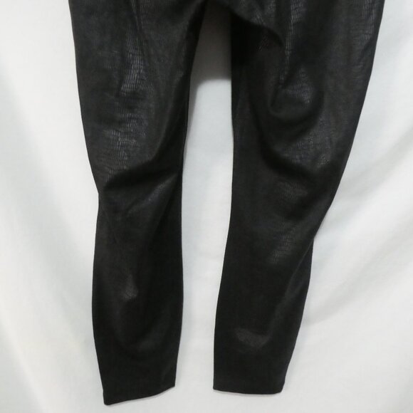 A - ADDITION ELLE | size 14-16 | Snakeskin Texture | Black High-Waist Leggings - Picture 14 of 16